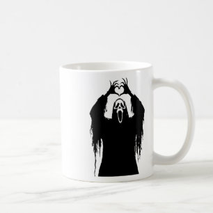 Halloween Beängstigend Face Horror Poster Kaffeetasse