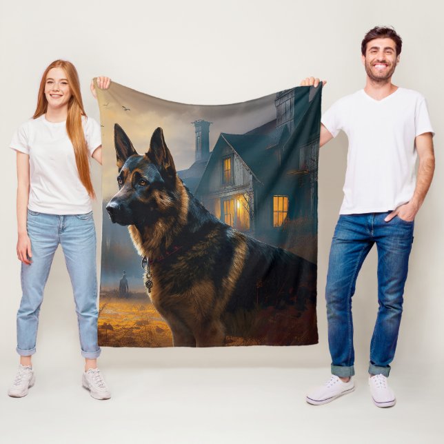 Halloween Beängstigend Fleecedecke (Beispiel)