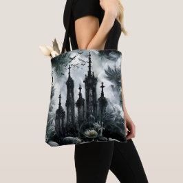 Halloween Beängstigend Gothic Floral Festival Gesc Tasche