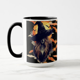 Halloween Beängstigend Hexe Tasse