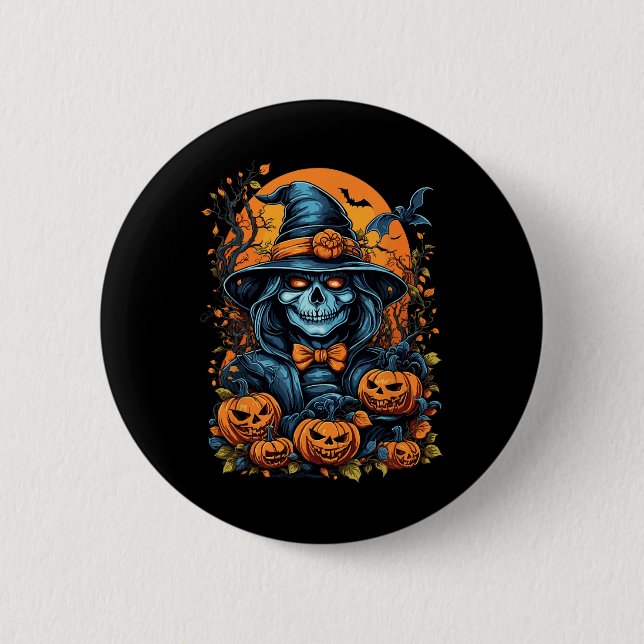 Halloween-Beängstigend-Nachtkostüm Button (Vorderseite)