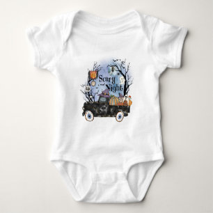 Halloween Beängstigend Night Baby Strampler