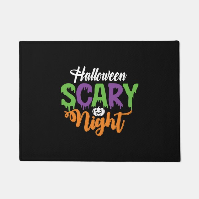 Halloween BEÄNGSTIGEND Night Fußmatte (Vorderseite)