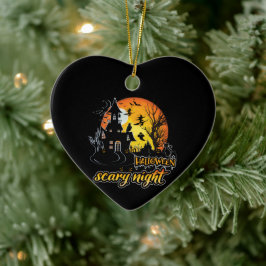 Halloween Beängstigend Night Keramik Ornament