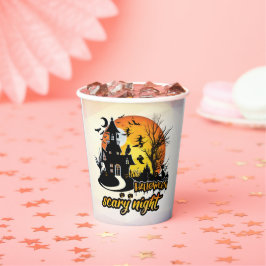 Halloween Beängstigend Night Paper Cups Pappbecher