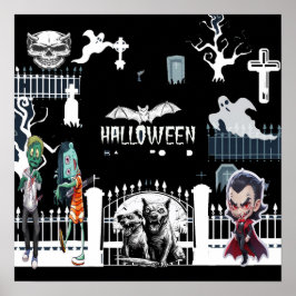 Halloween Beängstigend Night Poster