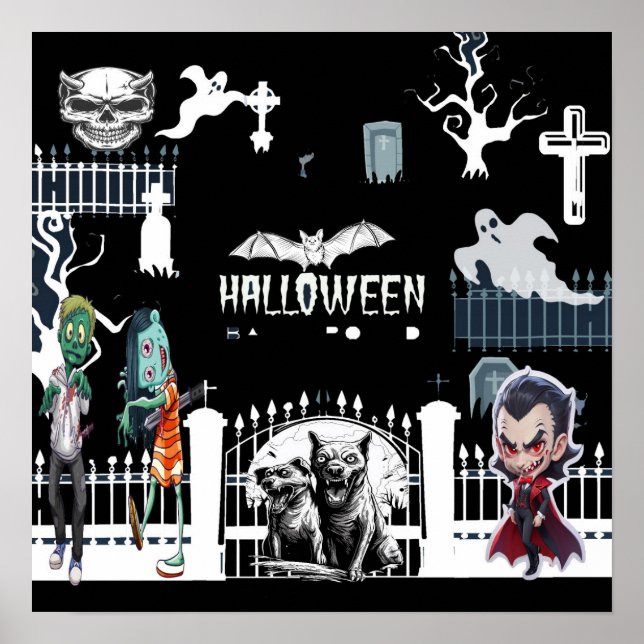 Halloween Beängstigend Night Poster (Vorne)