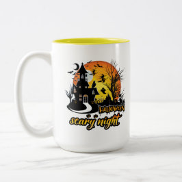Halloween Beängstigend Night Zweifarbige Tasse