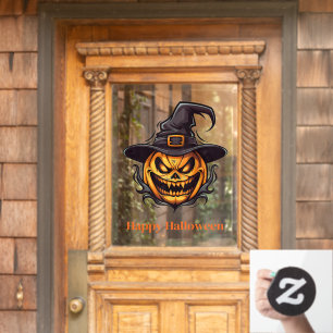 Halloween Beängstigend Pumpkin Window Cloning Fensteraufkleber