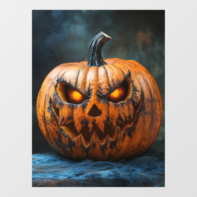 Halloween Beängstigend Pumpkin Window Cloning Fensteraufkleber (Blatt)
