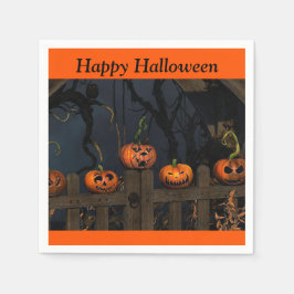 Halloween Beängstigend Pumpkins Kids Party Paper N Serviette