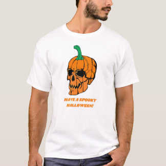 Halloween Beängstigend Skull Pumpkin T-Shirt