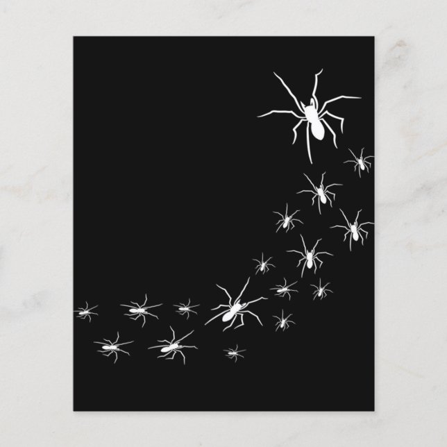 Halloween Beängstigend Spider | Spider Lover Gesch Flyer (Vorne)