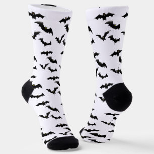 Halloween Beängstigend Spooky Flying Bats-Muster Socken