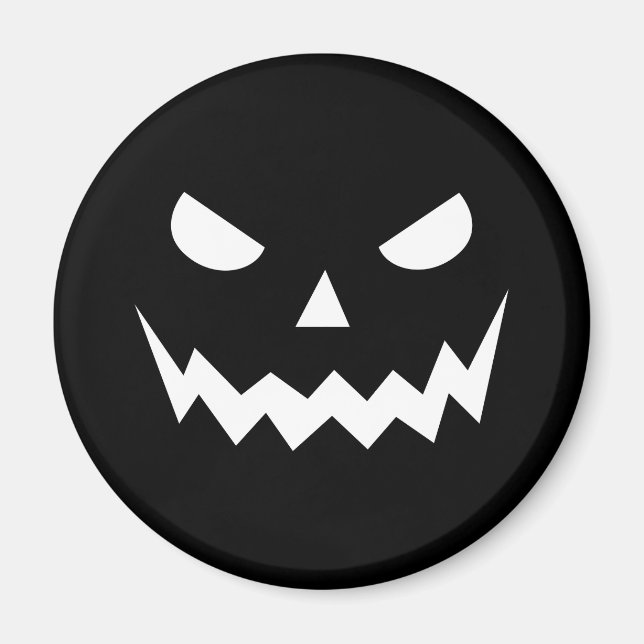 Halloween Beängstigend Spooky Kürbislaterne Pumpki Magnet (Vorne)