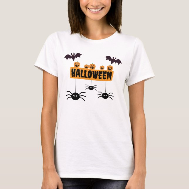 Halloween beängstigend T-Shirt (Vorderseite)