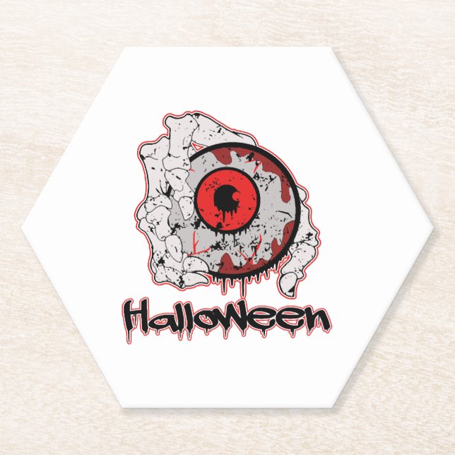 Halloween - Beängstigend Untersetzer (Vorderseite)