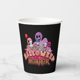 Halloween Beängstigende Clowns Horror Paper Cups Pappbecher