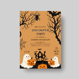 Halloween beängstigender Geburtstag Einladung