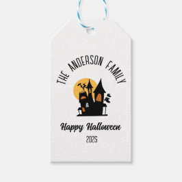 Halloween Beängstigender Spuk Hausname Personalisi Geschenkanhänger