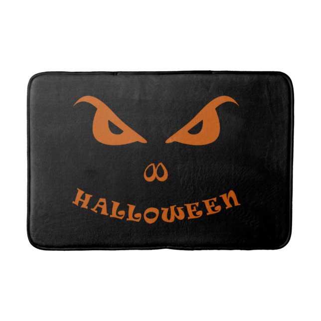 Halloween beängstigendes Gesicht Badematte (Vorderseite)
