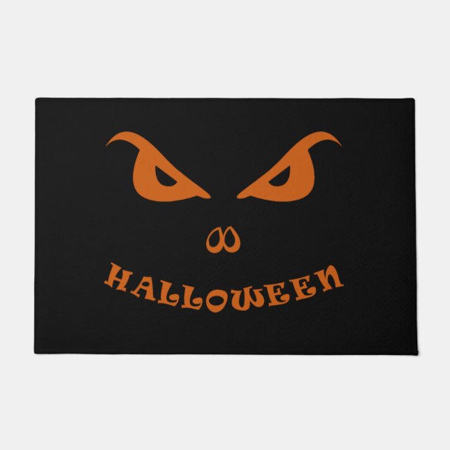 Halloween beängstigendes Gesicht Fußmatte (Vorderseite)