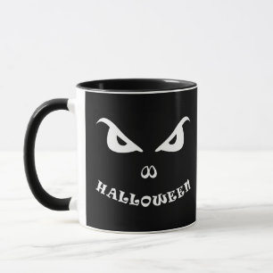 Halloween beängstigendes Gesicht Tasse