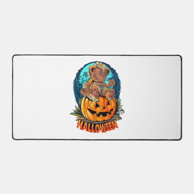 Halloween Bear Killer Schreibtischunterlage (Vorderseite)