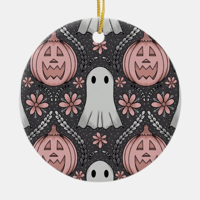 Halloween beauty  keramik ornament (Vorne)