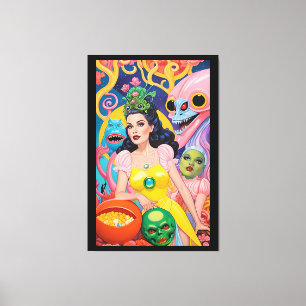 Halloween Beauty Scene - Ken Gage Art Leinwanddruck