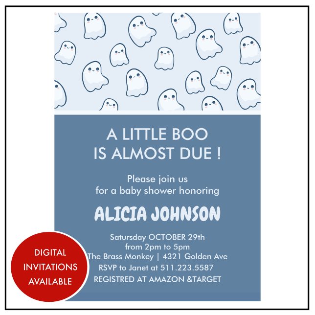 Halloween bébé douche invitations petit bol bleu (Halloween-baby-shower-invitations-little-boo-blue-1)
