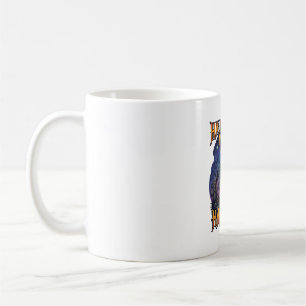 Halloween bedeutet Glück Gespensterschloss Hexe Mu Kaffeetasse