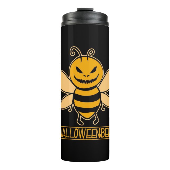 Halloween Bee Thermosbecher (Vorderseite)