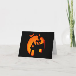 Halloween-Begrüßungskarte/Notenkarte 1 Karte