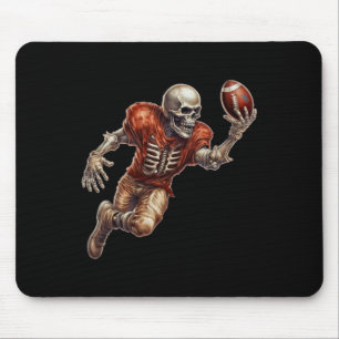 Halloween beim Fußballspiel Cooler Touchdown-Spiel Mousepad