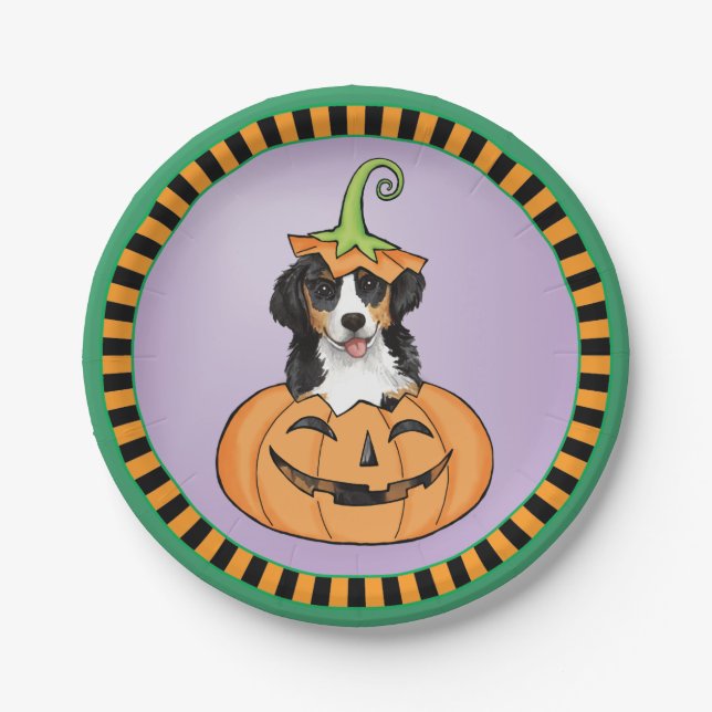 Halloween Berner Pappteller (Vorderseite)