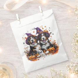 Halloween Bernese Mountain Hogs Hexenghost Geschenktütchen