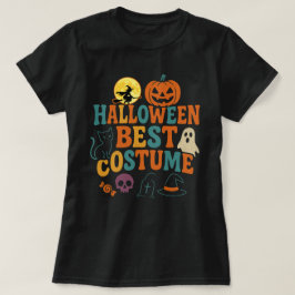 Halloween-Bester-Kostüm-Retro-T-Shirt T-Shirt