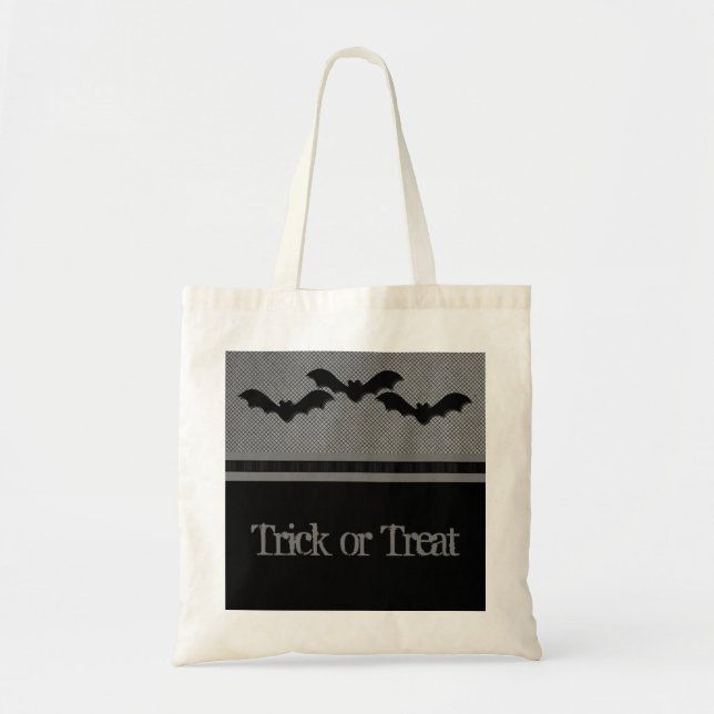 Halloween-Beutel, leicht grau Tragetasche (Vorne)