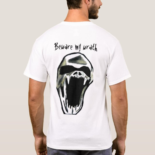 HALLOWEEN, BEWARE MEIN WRATH T-Shirt (Rückseite)