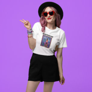 Halloween Bewitching and Bats Girls T-Shirt