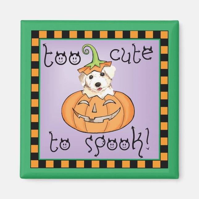 Halloween Bichon Magnet (Vorne)