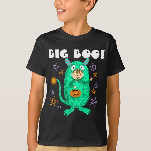 Halloween Big Boo süße Figur T-Shirt (Vorderseite)