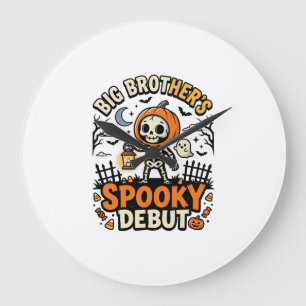 Halloween Big Brother Gruseliger Debüt Große Wanduhr