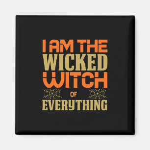 Halloween bin ich die Hexe von allem Magnet