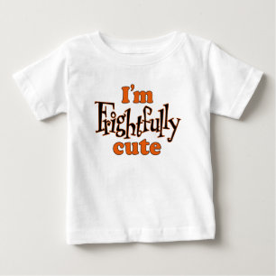 Halloween bin ich furchtbar Niedlich Baby T-shirt