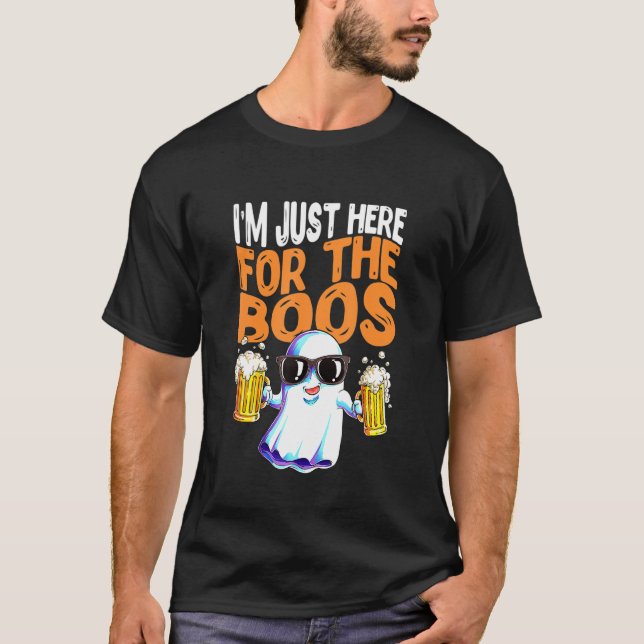 Halloween bin ich gerade hier für die Boos-Kostüme T-Shirt (Vorderseite)