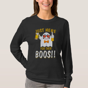 Halloween bin ich nur für das Boos-Kostüm hier T-Shirt