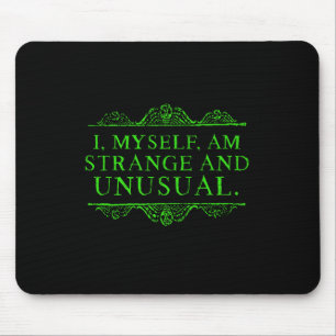 Halloween bin ich selber seltsam und ungewöhnlich mousepad
