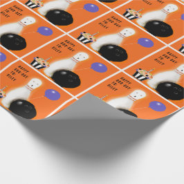 Halloween Birthday Gift Geschenkpapier